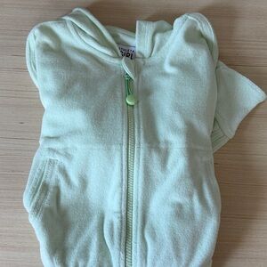 Athleta Girl Mint Green Zip-Up Hoodie
